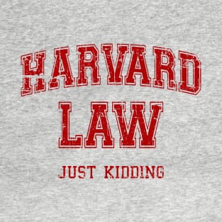Vintage Harvard Law Jokes T-Shirt